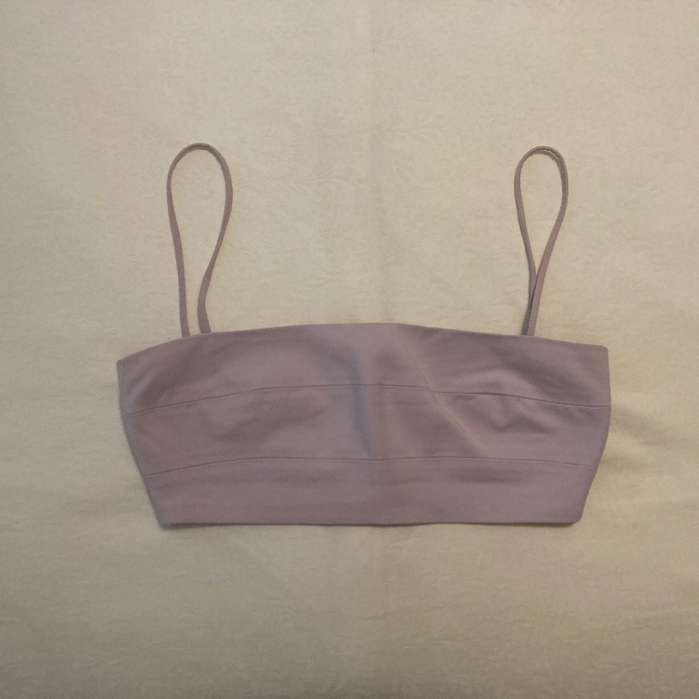 Zara lilac crop top